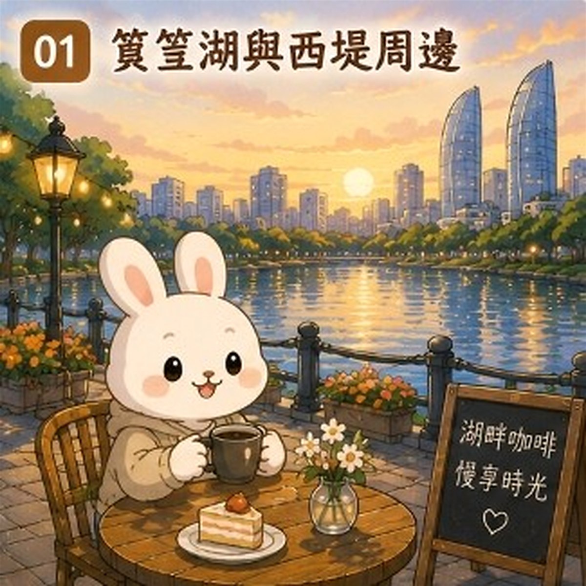 筼筜湖与西堤周边街区景观